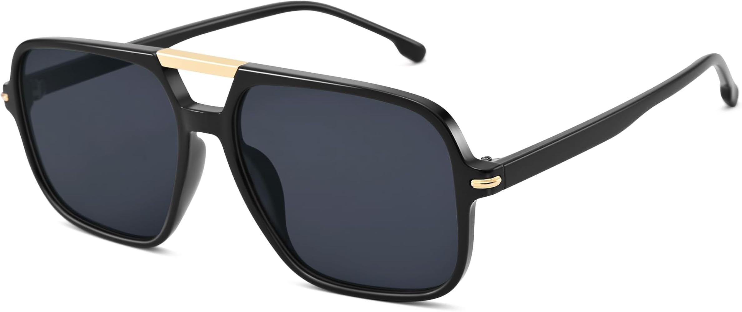 Pro Acme Retro Aviator Sunglasses for Women Men, Trendy Square Shades | Amazon (US)