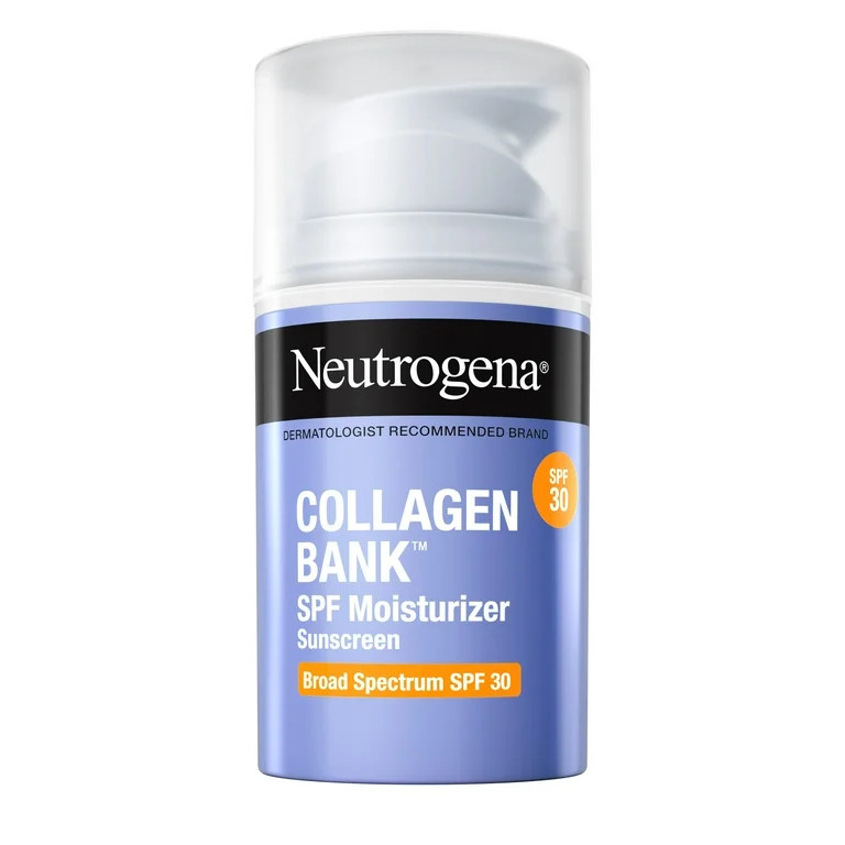 Neutrogena Collagen Bank Daily Face Moisturizer with SPF 30, Anti-Aging Lotion, 2 fl oz | Walmart (US)