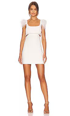 LIKELY Mini Taliah Dress in White from Revolve.com | Revolve Clothing (Global)