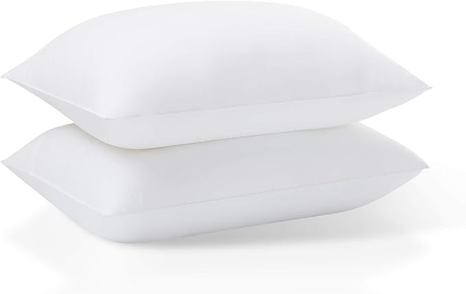 Acanva Basic Bed Pillow Soft Rest Cushion Stuffer for Sleeping, Standard 20" x 26"-2P, White 2 Co... | Amazon (US)
