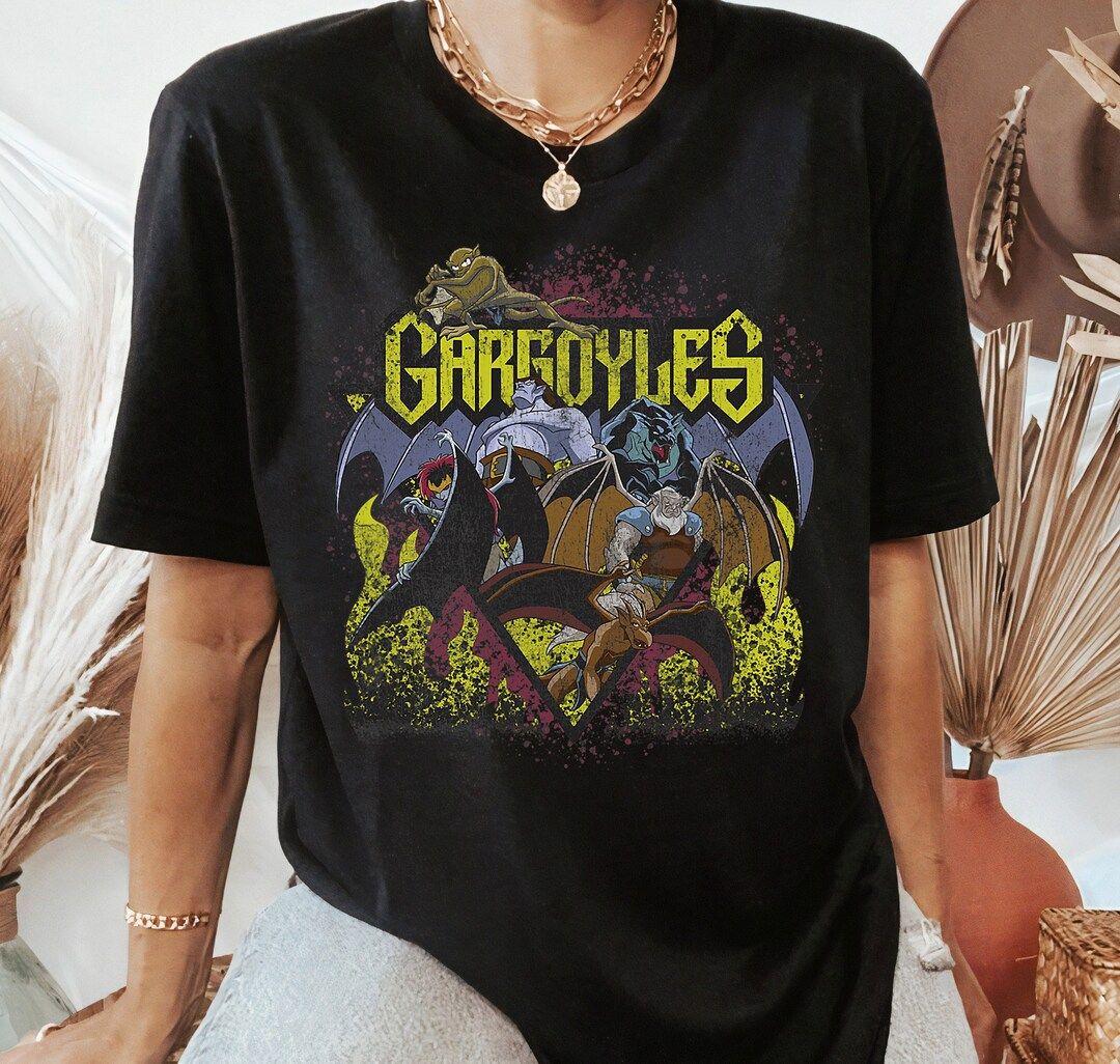 Disney Gargoyles Retro Rock and Roll T-shirt Gargoyles Poster - Etsy | Etsy (US)