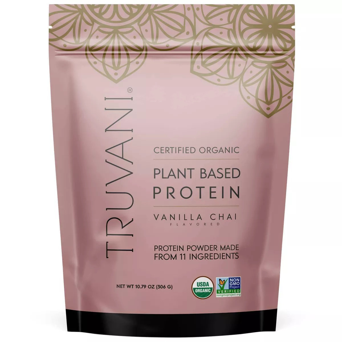 Truvani Organic Plant Based Vegan Protein Powder - Chocolate Peanut Butter - 12.88oz/10 Servings | Target
