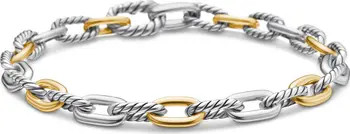 David Yurman Madison® Chain Bracelet in Sterling Silver with 18K Yellow Gold, 5.5mm | Nordstrom | Nordstrom