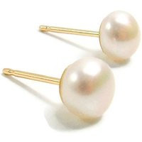 Pearl Stud. Solid 14K Gold 4mm Pearls Stud Earrings. Post Pearl Gold Jewelry. Romantic. Bridal | Etsy (UK)