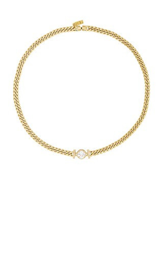 Natalie B Jewelry Bianca Necklace in Metallic Gold. | Revolve Clothing (Global)