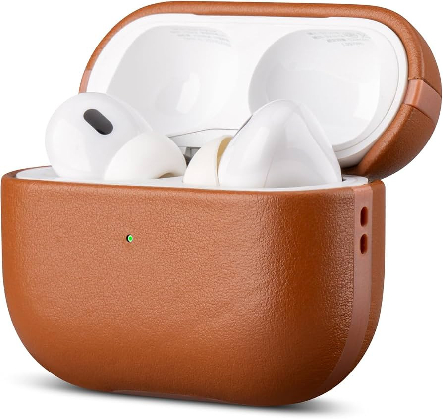 LOPIE Leather Case for AirPods Pro 2nd Generation - Handmade AirPods Pro 2 Case Cover with Lanyar... | Amazon (US)