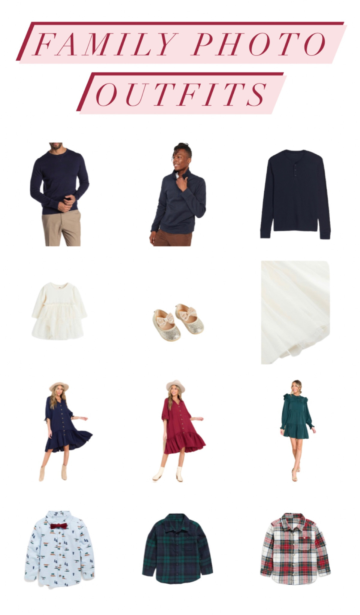 Family Photo Outfits for the whole family!

#LTKfamily #LTKSeasonal #LTKHoliday