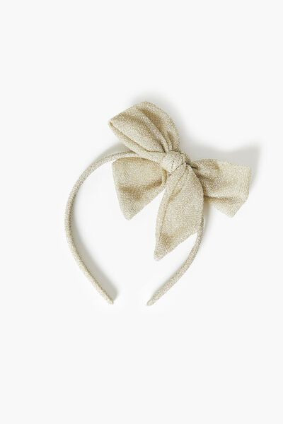 Girls Glitter Bow Headband (Kids) | Forever 21 (US)