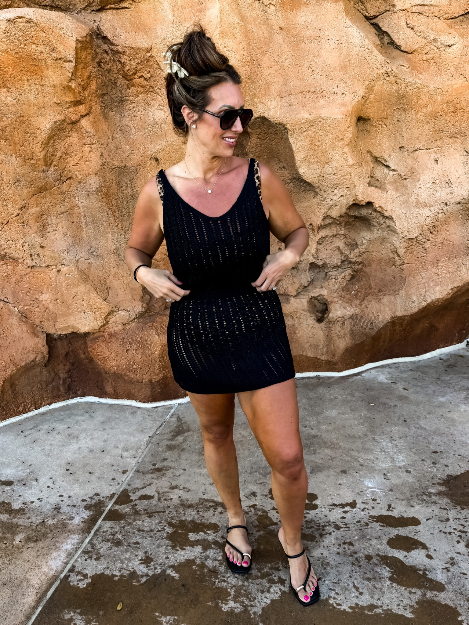 Target sandals 
Leopard bikini
Amazon coverup 

#LTKover40 #LTKmidsize #LTKfindsunder50