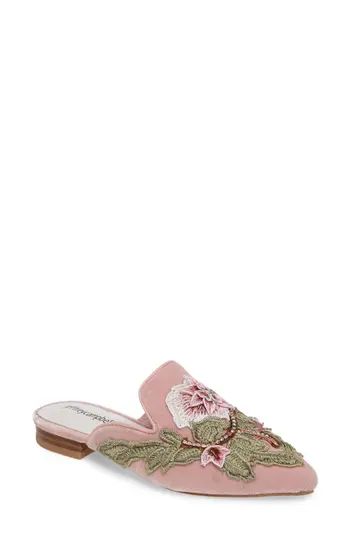 Women's Jeffrey Campbell Claes Applique Loafer Mule, Size 5 M - Pink | Nordstrom