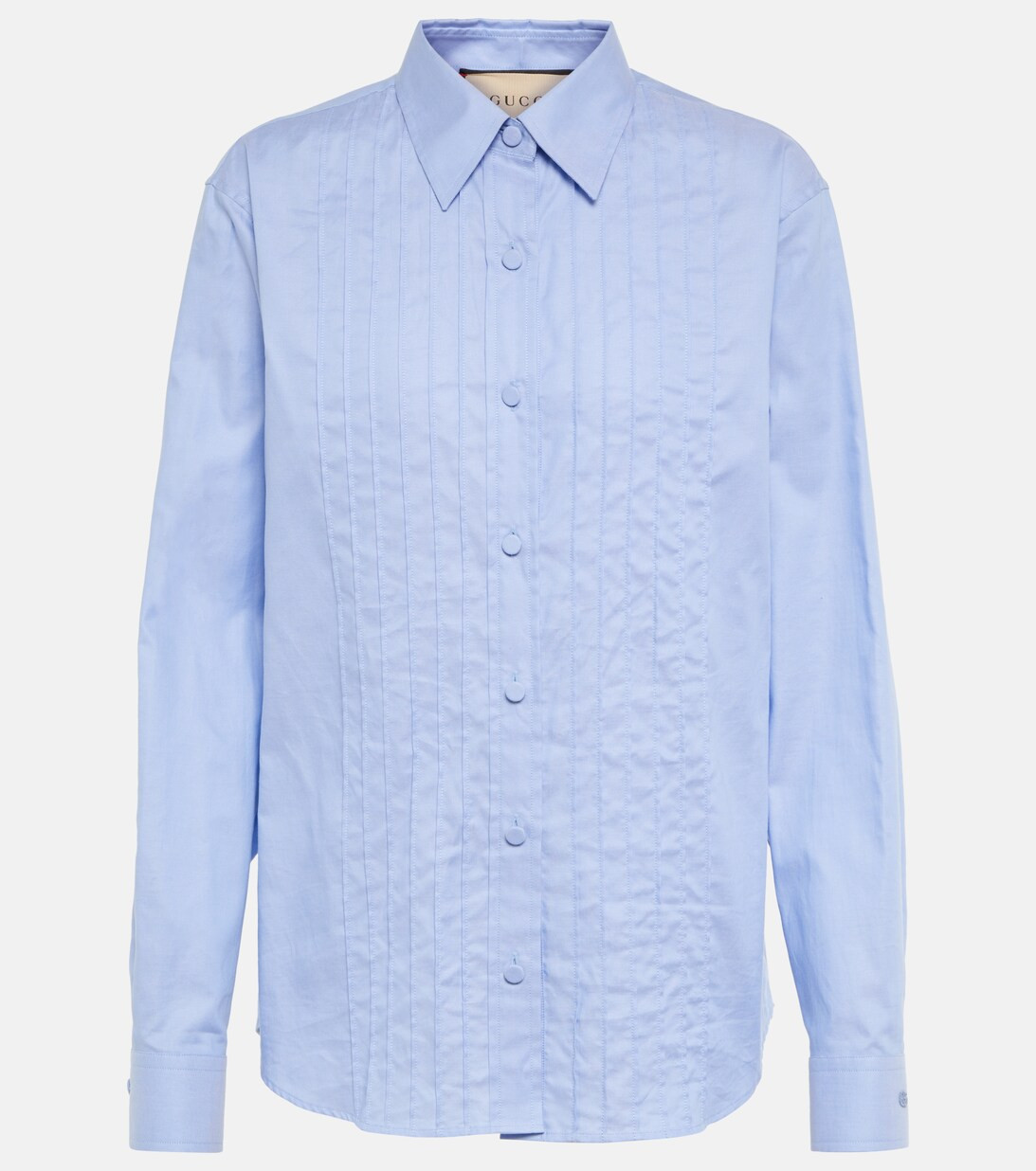 Pleated cotton shirt | Mytheresa (INTL)
