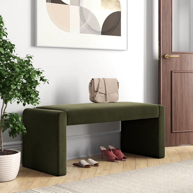 Mercury Row® Wagenen 47" Upholstered Bench & Reviews | Wayfair | Wayfair North America