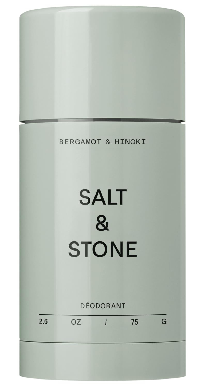 Salt & Stone Aluminum-Free Deodorant, Women & Men Bergamot & Hinoki 2.6 oz | Amazon (US)