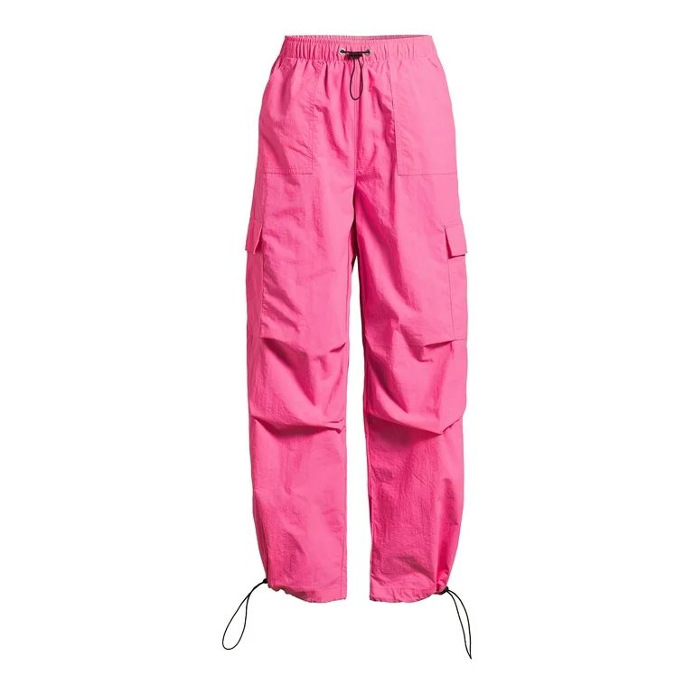 No Boundaries Juniors’ Parachute Pants, Sizes XS-XXXL, 29.5" Inseam | Walmart (US)