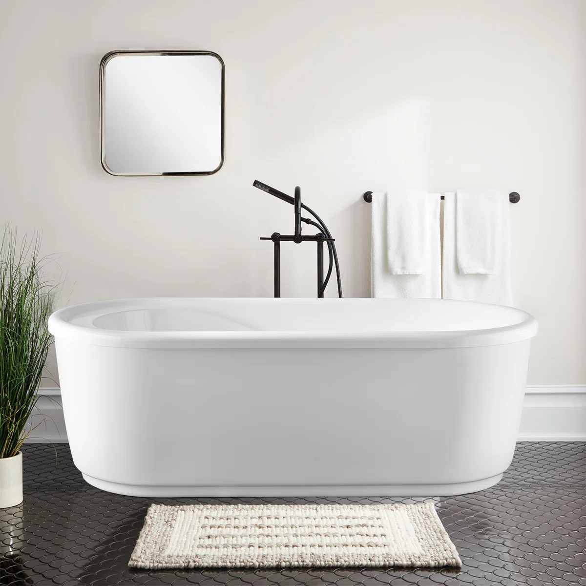 59" x 29.5" Freestanding Soaking Bathtub VA6909-S | Wayfair North America