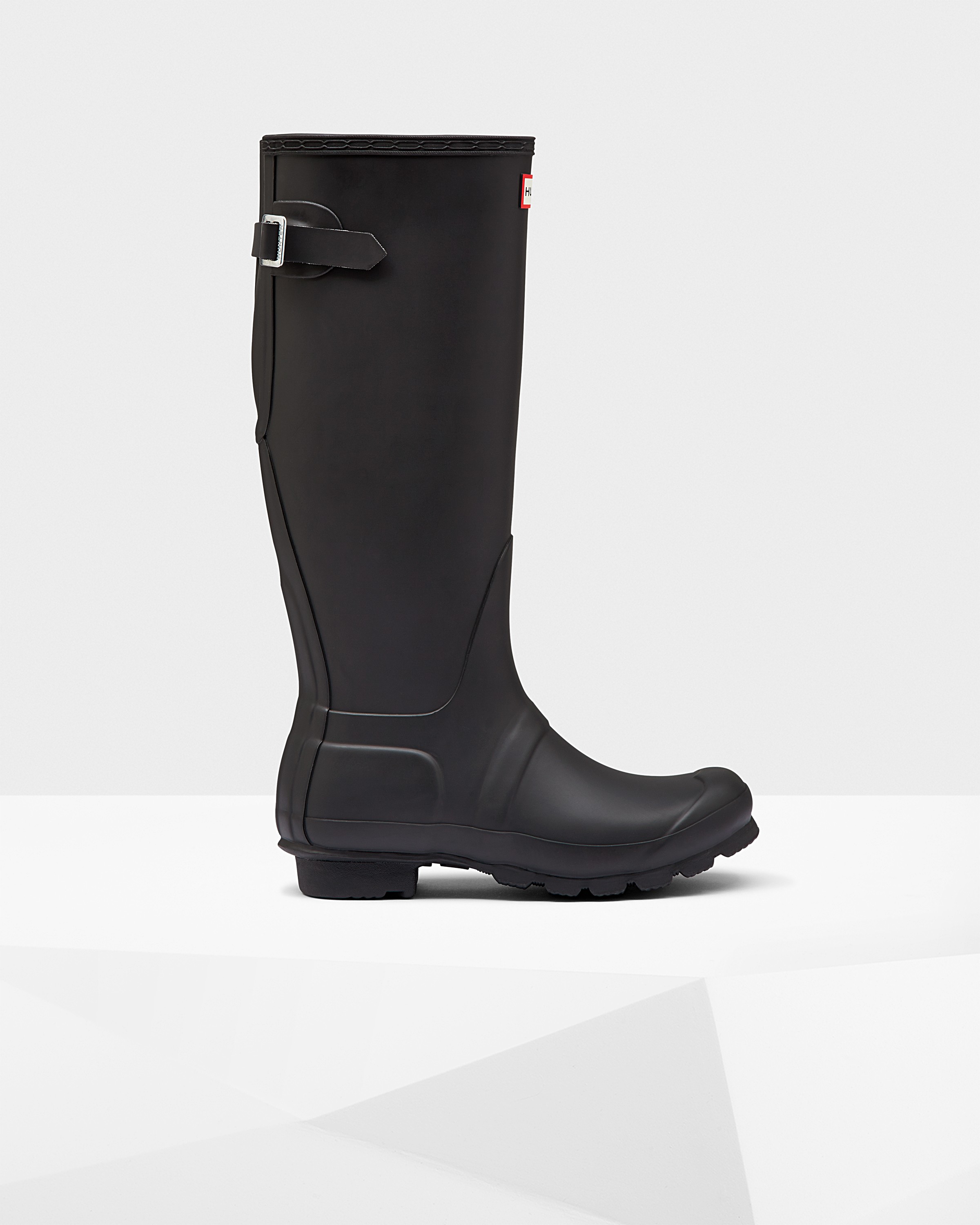 Women's Original Tall Back Adjustable Rain Boots: Black | Hunter (US and CA)