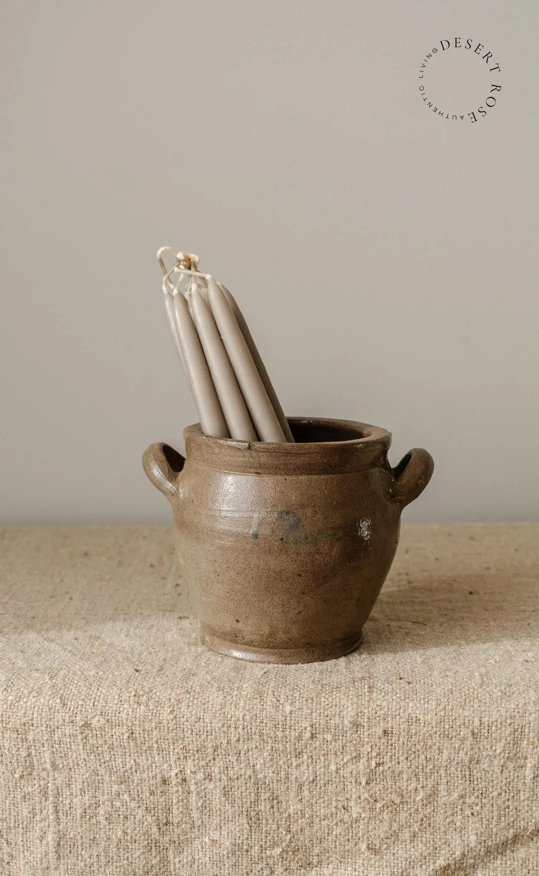 Extra Small French Confit Pot, Gray French Glazed Stoneware, Crock Pot With Two Handles, Old Cera... | Etsy (US)