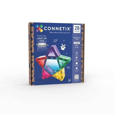 CONNETIX Magnetic Tiles Light Star Pack 28pc | Target