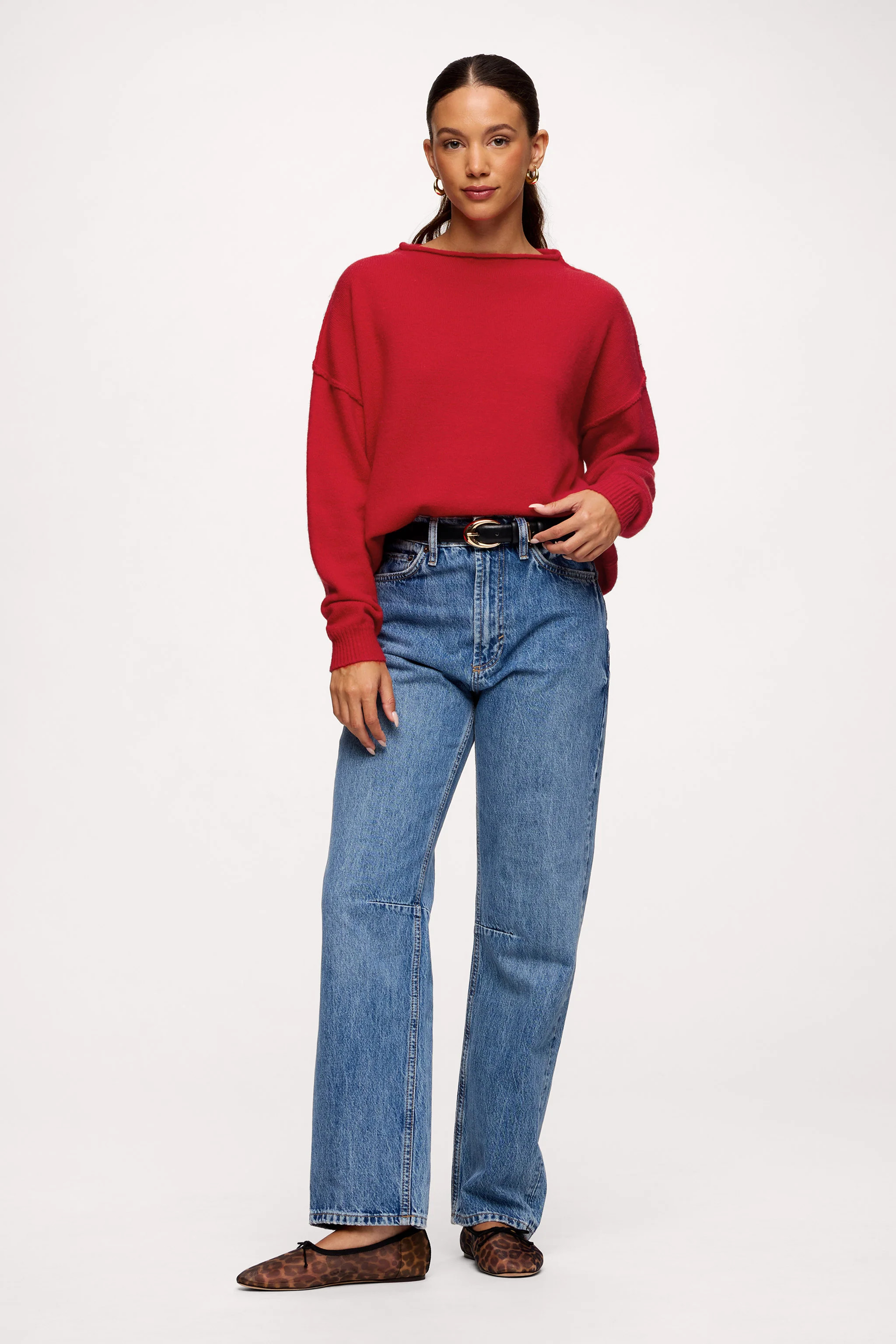 Cozy Knit
      
    
  
  Mockneck Sweater | nuuds