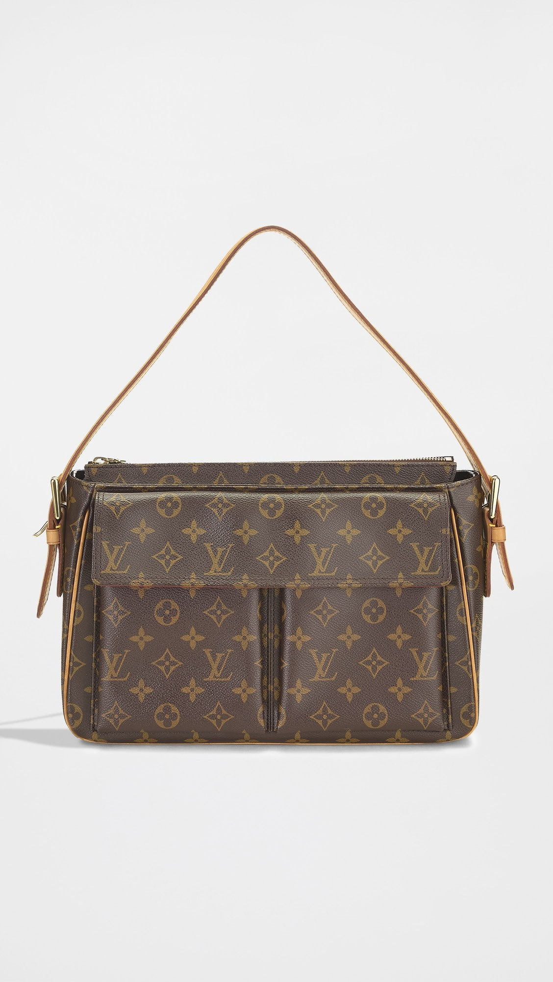 What Goes Around Comes Around Louis Vuitton Monogram Vivacite GM Shoulder Bag | Shopbop | Shopbop