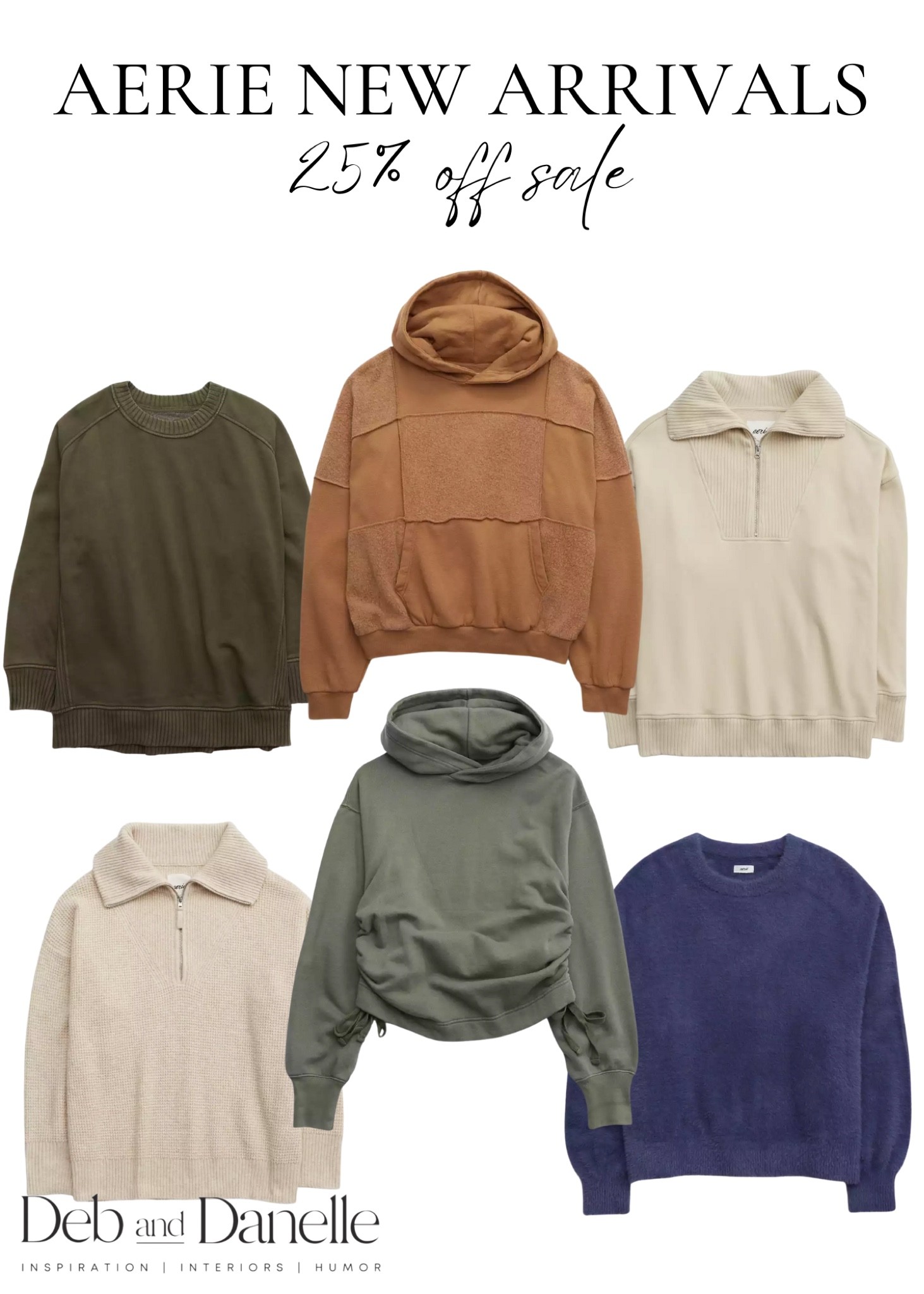 Aerie store sherpa hoodie