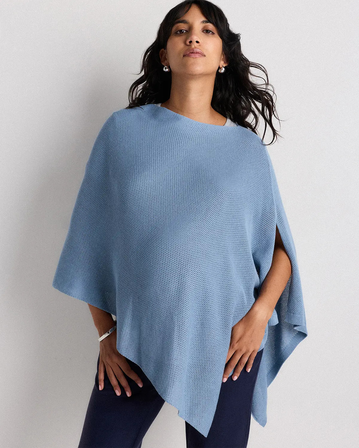 Lightweight Cotton Cashmere Nursing Shawl | Quince