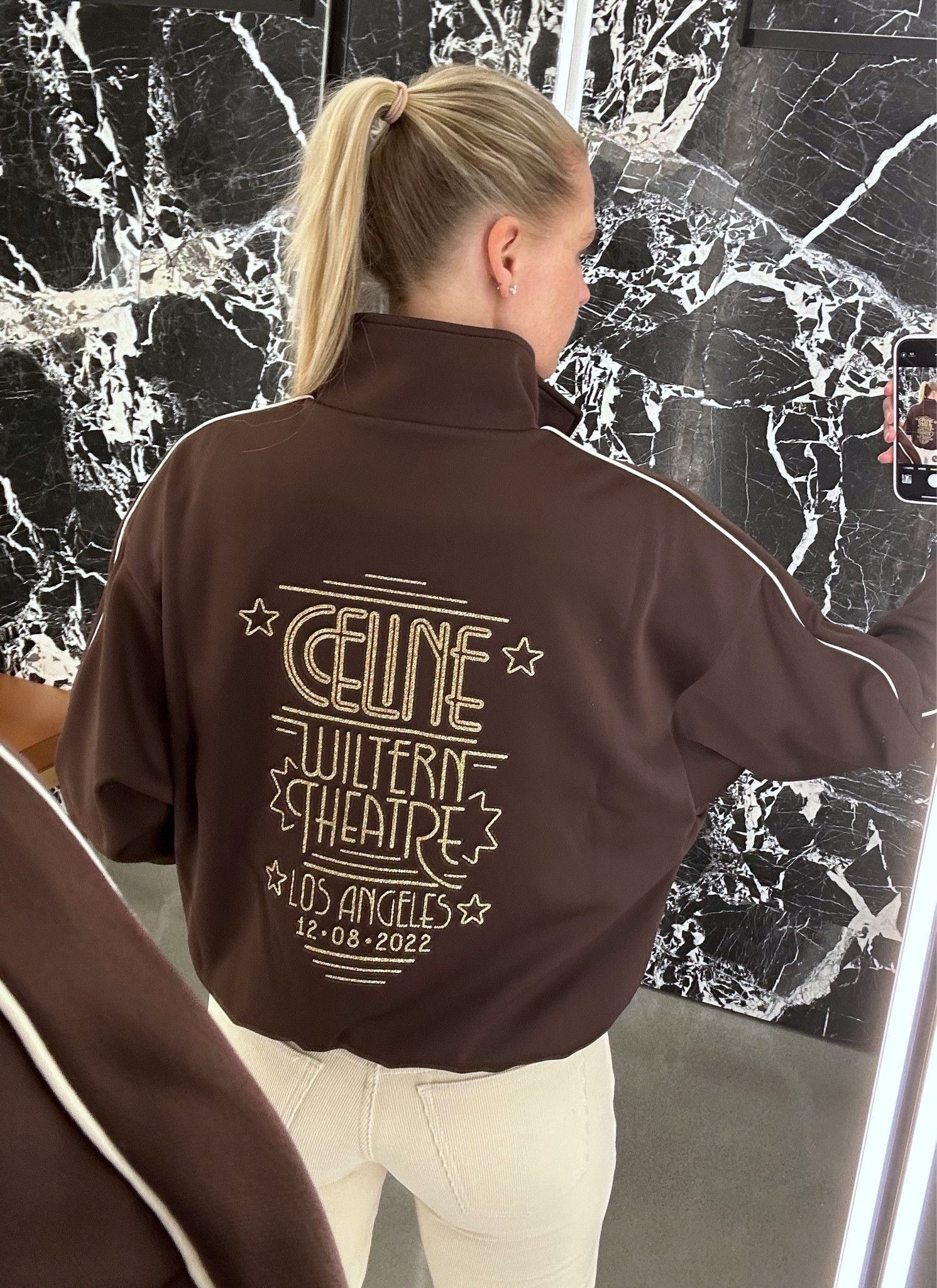Such a cool “souvenir “ collection! Everyone who went to the show in LA or watched it online - you need this! Pre-order item.
#celine #celineoutfit #celinejacket #ootd #celinebyhedislimane 

#LTKSeasonal #LTKFind