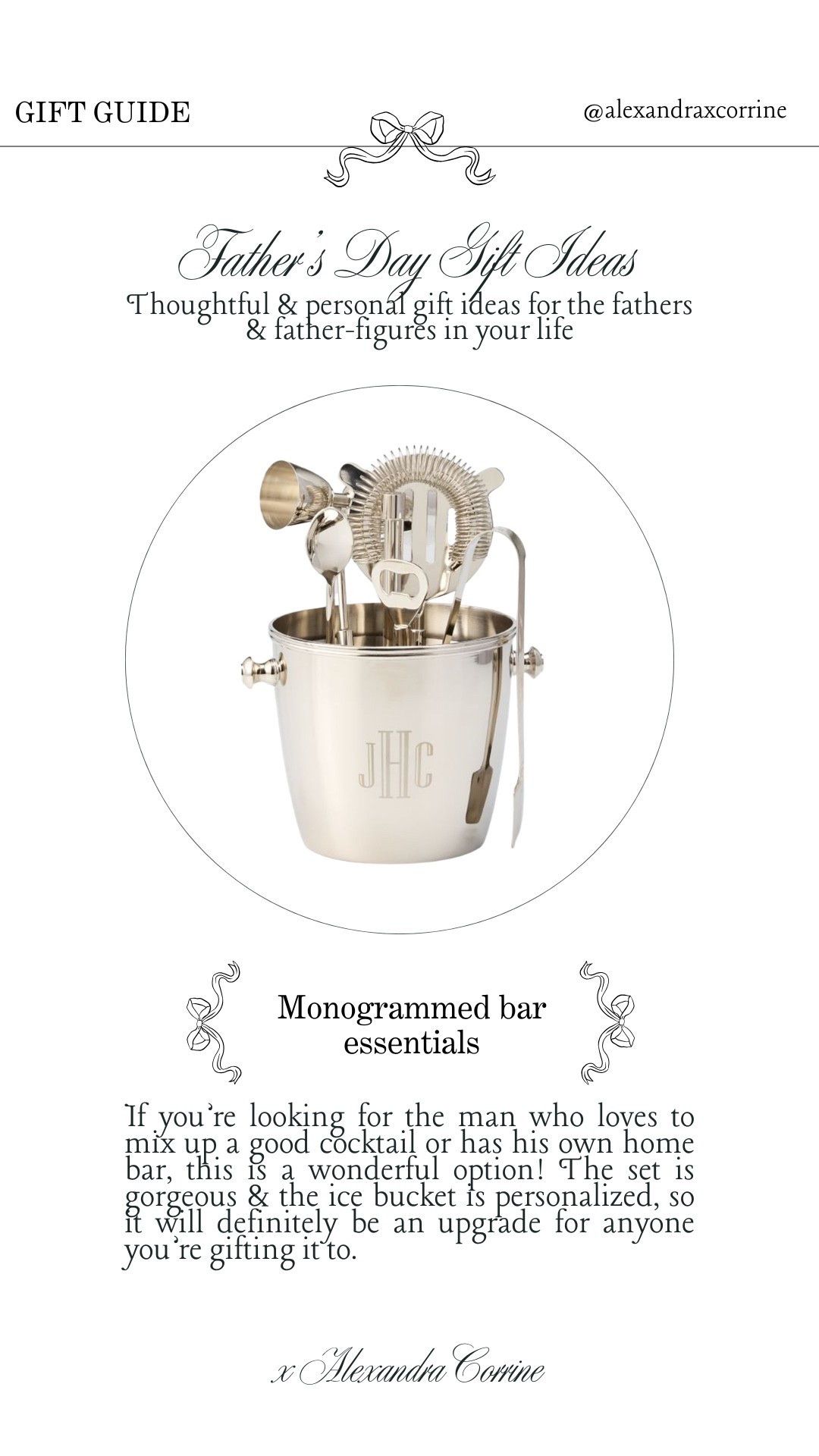 Father’s Day gift ideas 🥃 thoughtful & personal gift ideas for the fathers & men in your life!

Gift ideas for him, men’s gift guide, Father’s Day, gift guide, gift ideas, leather, silver, Ralph Lauren aesthetic, golf, bar set, ice bucket

#LTKMens