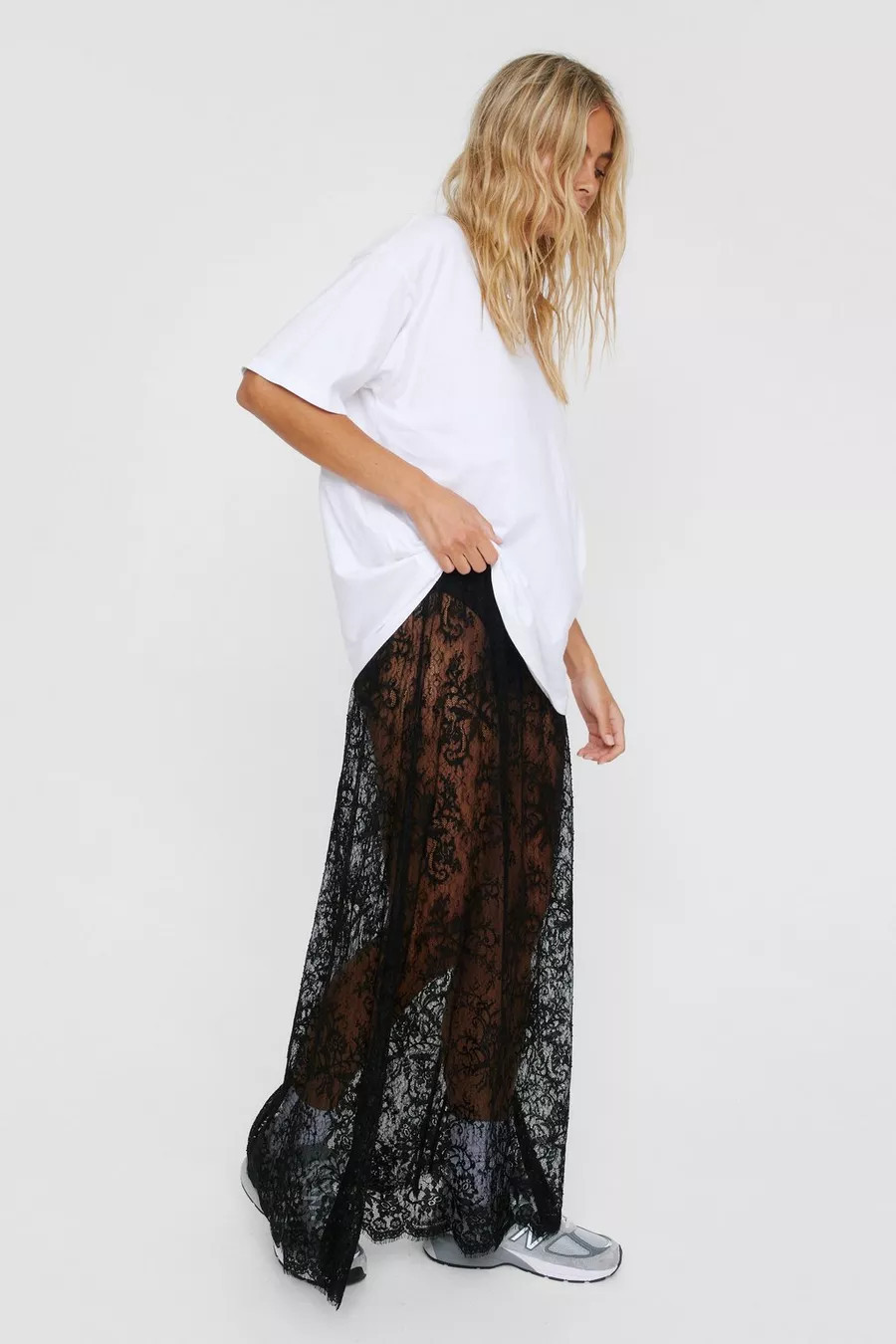 Lace Aline Maxi Skirt | Nasty Gal US