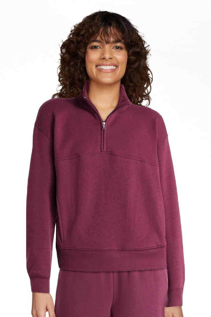 No Boundaries Fleece Half Zip Pullover, Women's | Walmart (US)