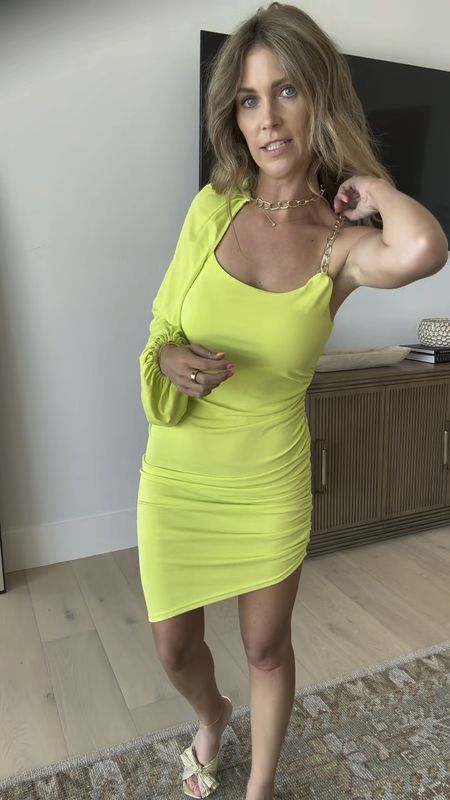 This dress is a total stunner! Loving the neon for summer and the chain details 🤩 I need to find somewhere I can wear this ASAP! 

#LTKstyletip