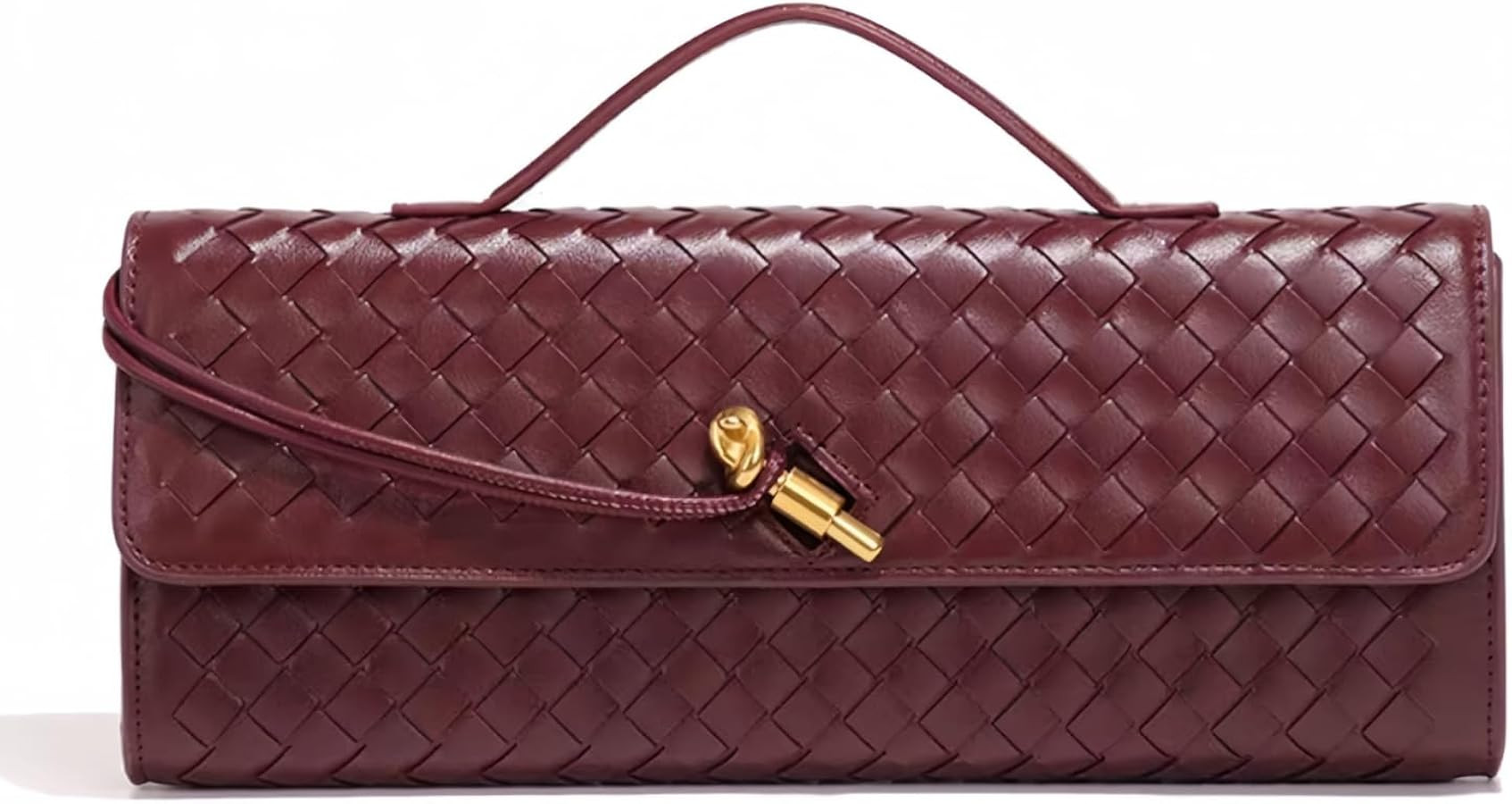 Evening Bag Clutch Purses For Women Woven Crossbody Wedding Handbag Vegan Leather Tote Shoulder D... | Amazon (US)