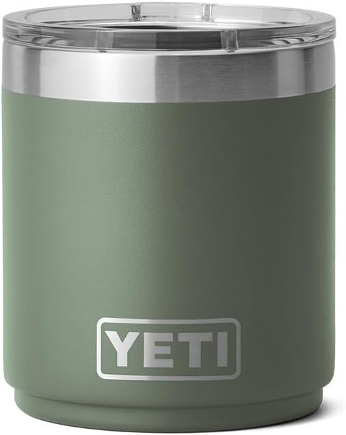YETI Rambler 10 oz Stackable Lowball 2.0, Vacuum Insulated, Stainless Steel with MagSlider Lid, C... | Amazon (US)