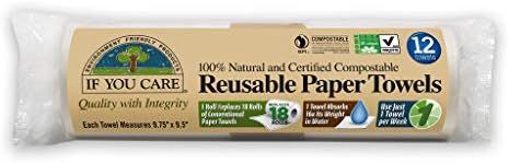 If You Care 100% Natural Reusable Paper Towels, 12 Count | Amazon (CA)