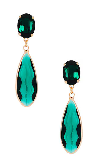 Omega Clasp Mono Colour Drop Earrings | Revolve Clothing (Global)
