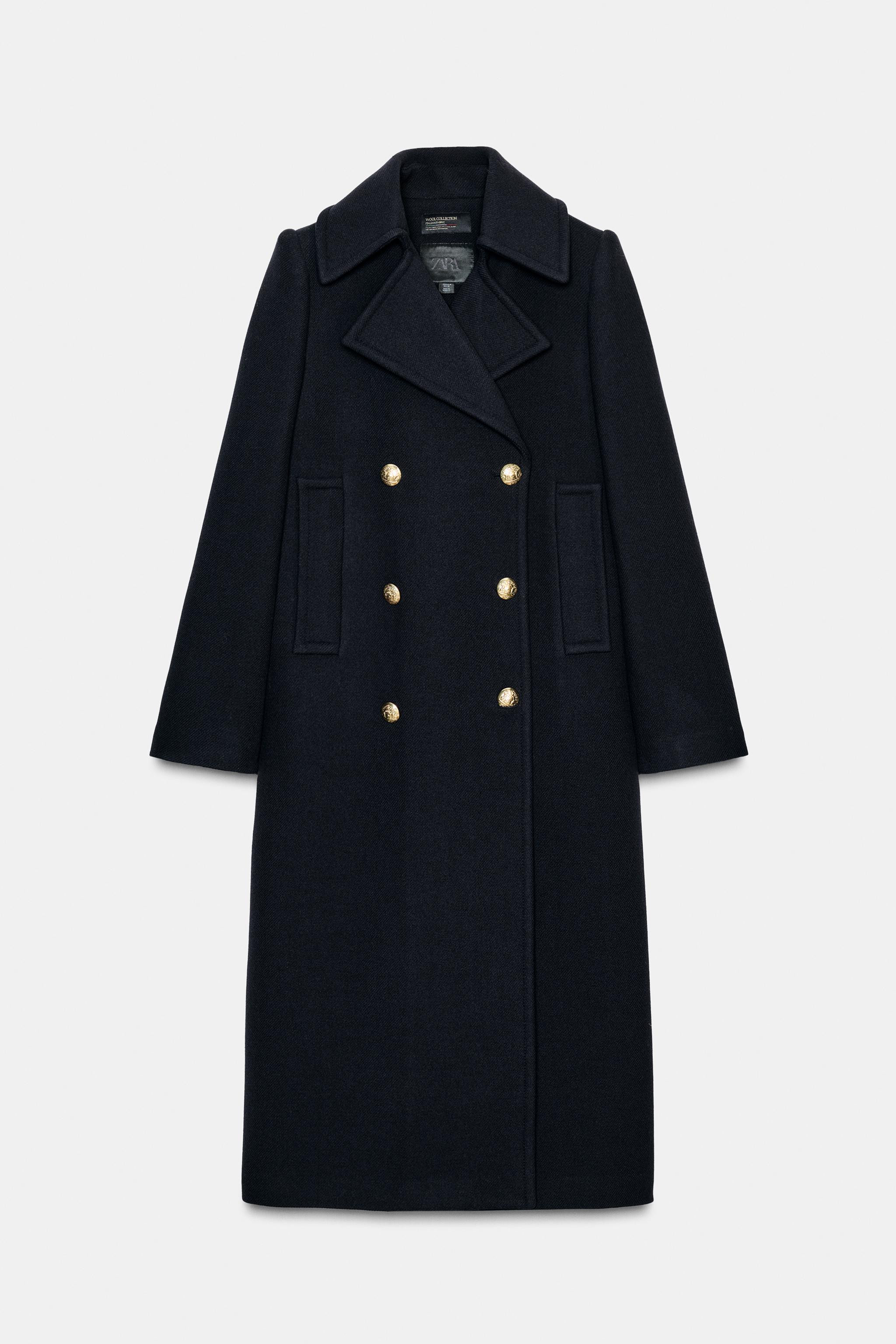 LONG WOOL BLEND COAT ZW COLLECTION | Zara UK