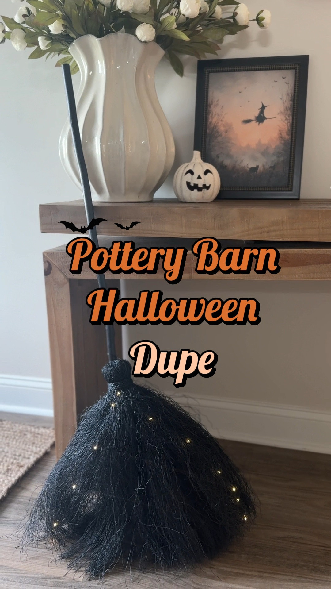 🧹✨ Pottery Barn look for a Target price! This Halloween witch’s broom is such a good dupe and it’s under $30! 🎃🖤 At 4 feet tall, it makes the cutest statement leaning by the fireplace, front entryway, porch, or styled with your Halloween decor. 👻

Halloween, Halloween decor, target, target find

#LTKSeasonal #LTKHome