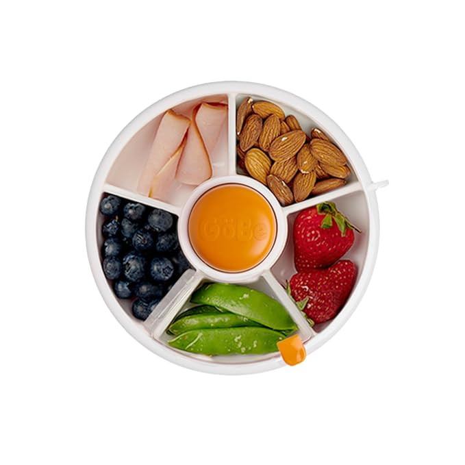 GoBe Kids Small Snack Spinner Flip Bundle with Hand Strap and Sticker Sheet - Reusable Snack Cont... | Amazon (US)