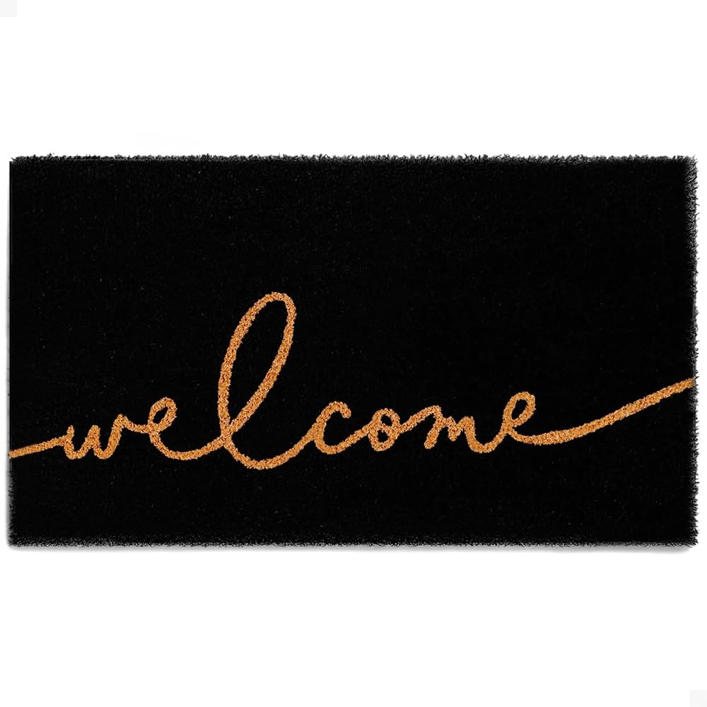 THEODORE MAGNUS Door Mat – Coir Doormat for Outdoor Entrance, Durable Welcome Mat with Non-Slip... | Amazon (US)