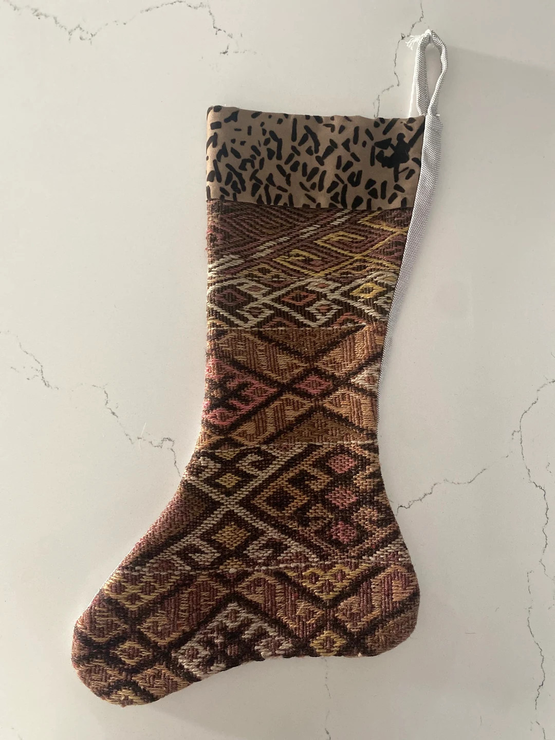 Vintage Turkish Rug/Kilim Christmas Stocking • Christmas Decor • Christmas Gift | Etsy (US)