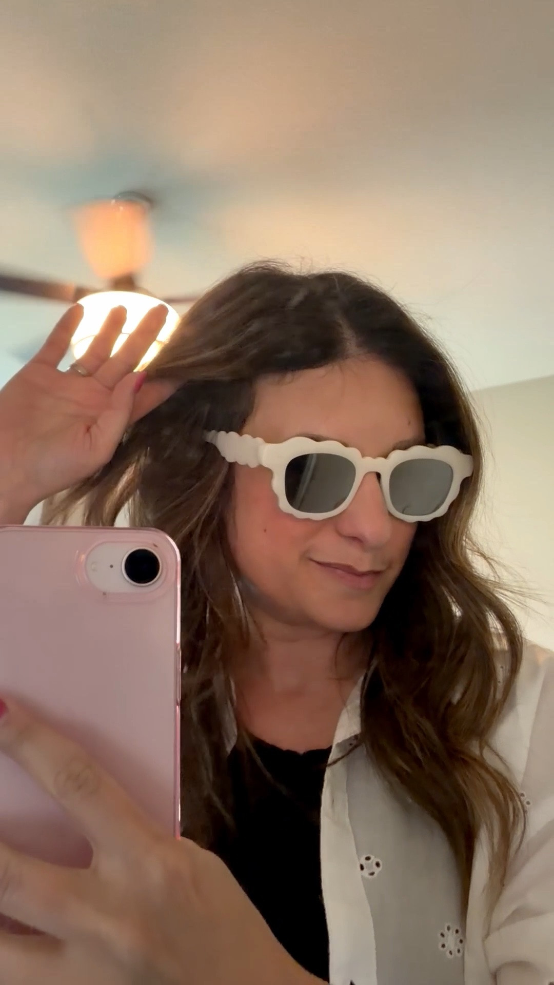Fun scalloped sunglasses. Come in other cute and fun colors!

#LTKSwim #LTKPetite #LTKOver40