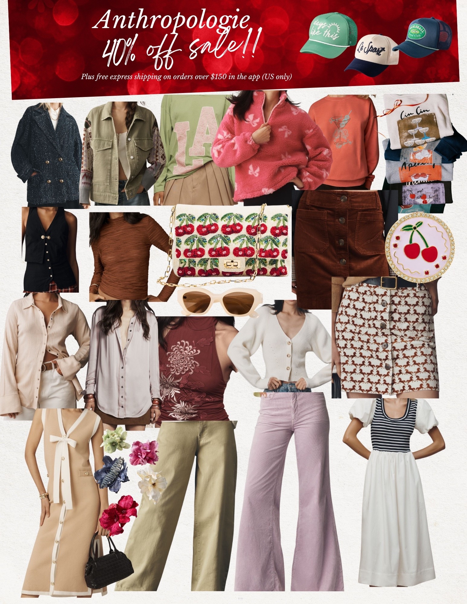 ANTHROPOLOGIE SALE!! Y’all know I always take advantage when they do sale on their sale. It’s my favorite 😊

• 40% off sale items (no discount code needed) 
• Free express shipping on orders over $150 in the app (US only)!! 

#LTKGiftGuide #LTKSaleAlert #LTKHoliday