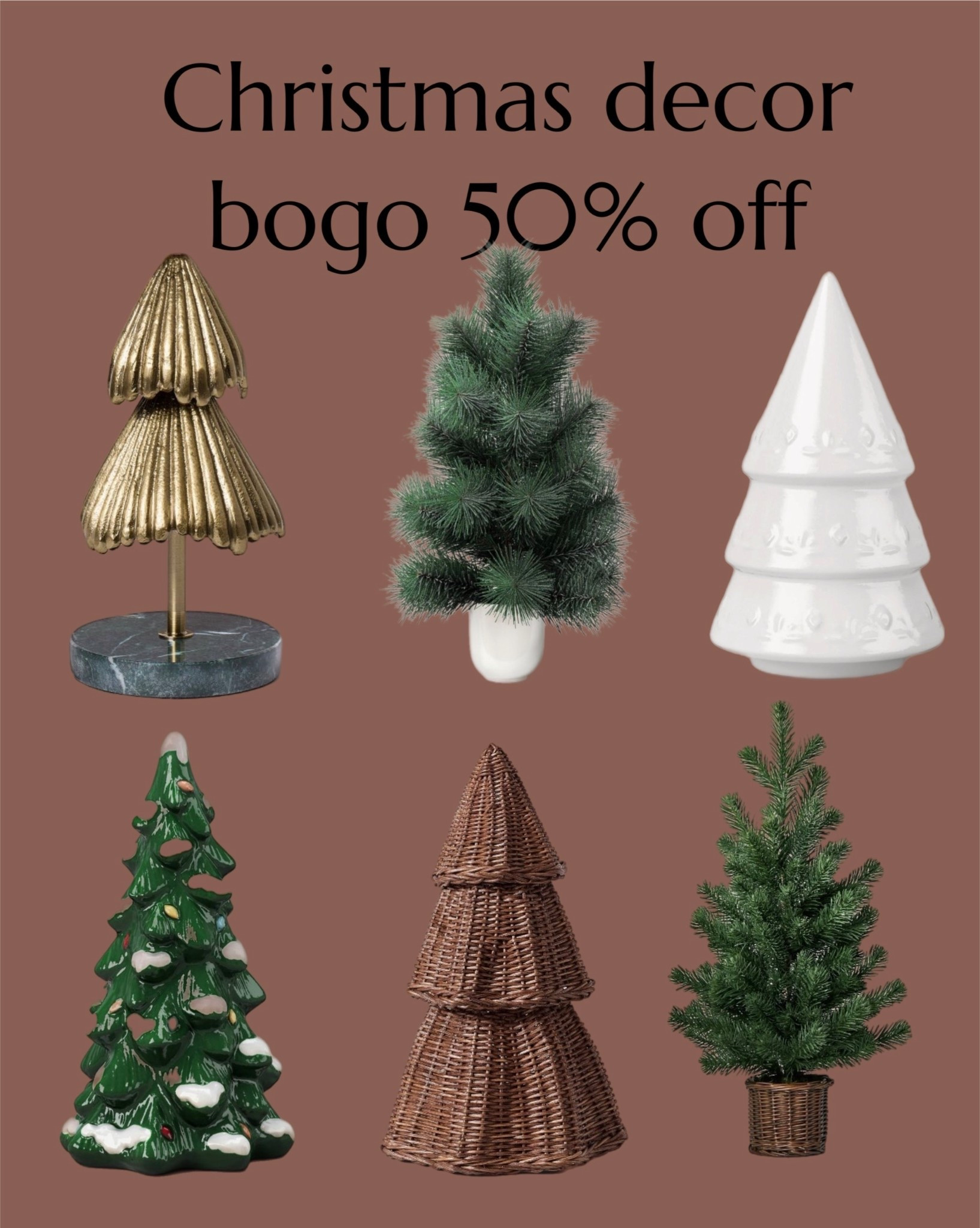 Christmas decor BOGO 50% off

#LTKHome #LTKHoliday #LTKSaleAlert