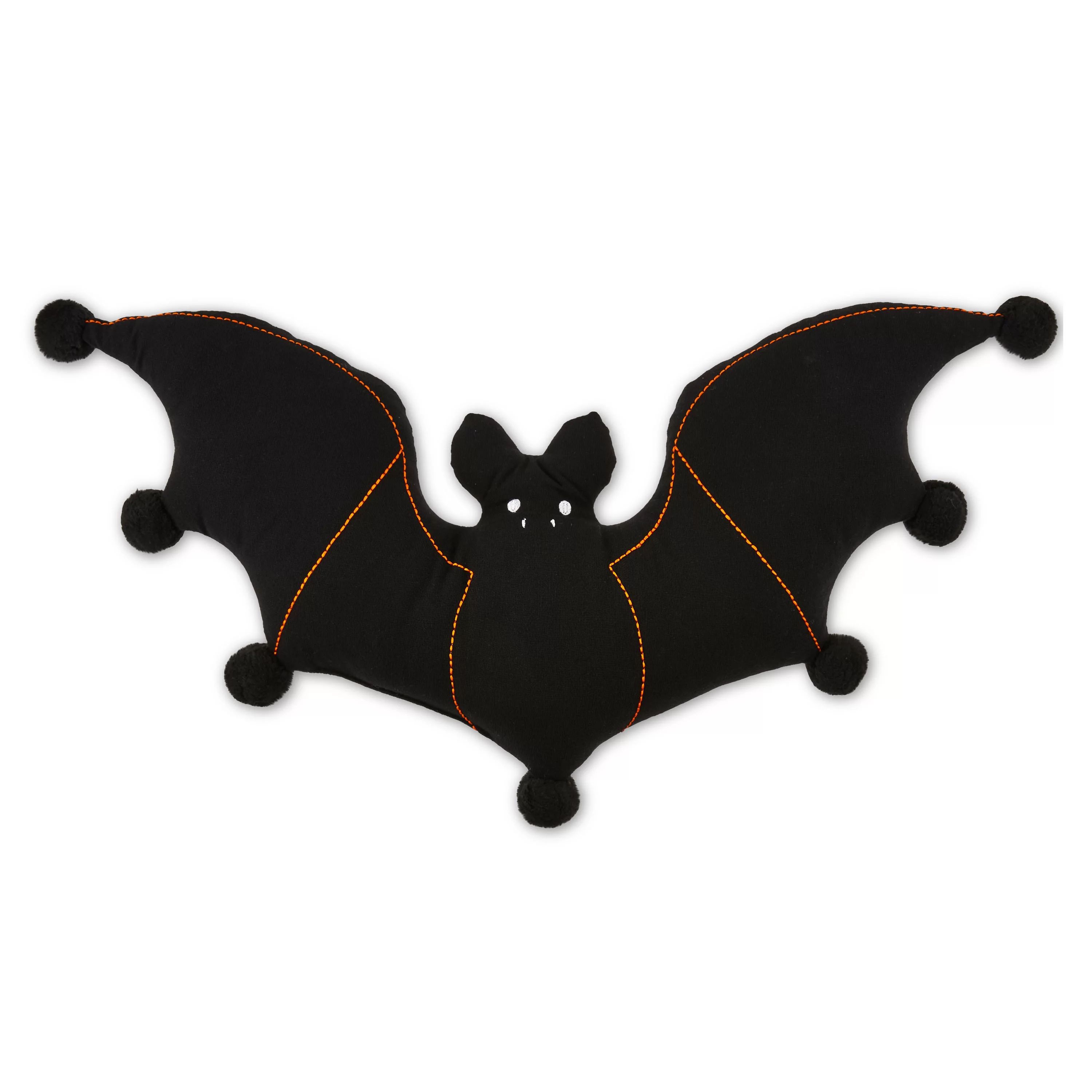 Harvest 12 inch Black Bat Decorative Pillow, Way to Celebrate! | Walmart (US)