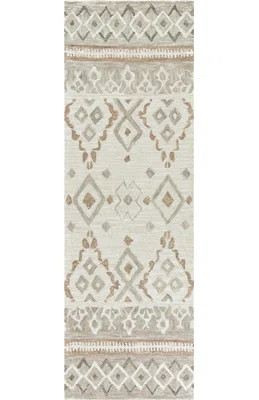 Eliger Southwestern Handmade Tufted Wool Beige/Ivory/Gray Area Rug | Wayfair North America
