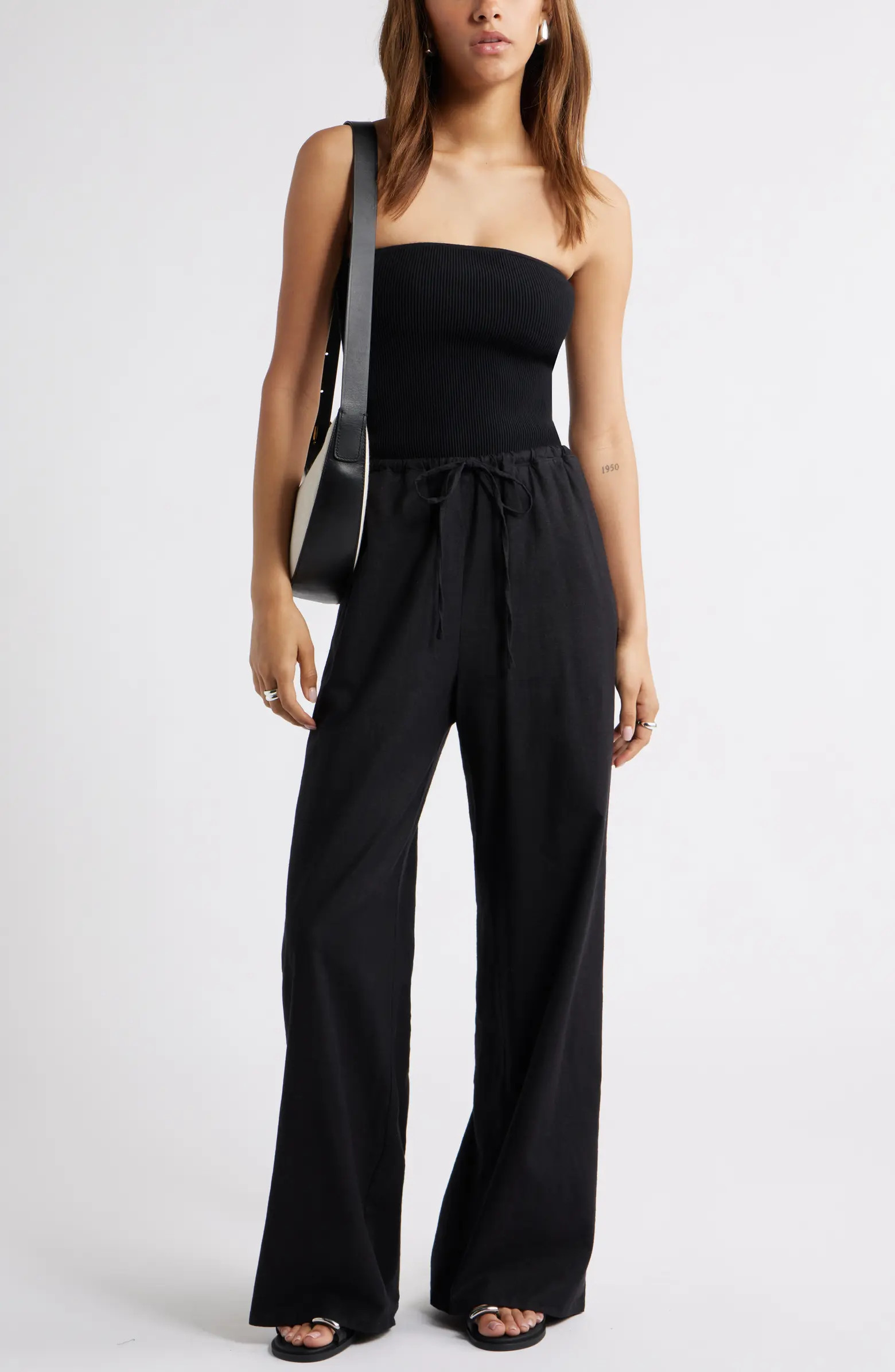 Open Edit Luxe Rib Tube Top | Nordstrom | Nordstrom