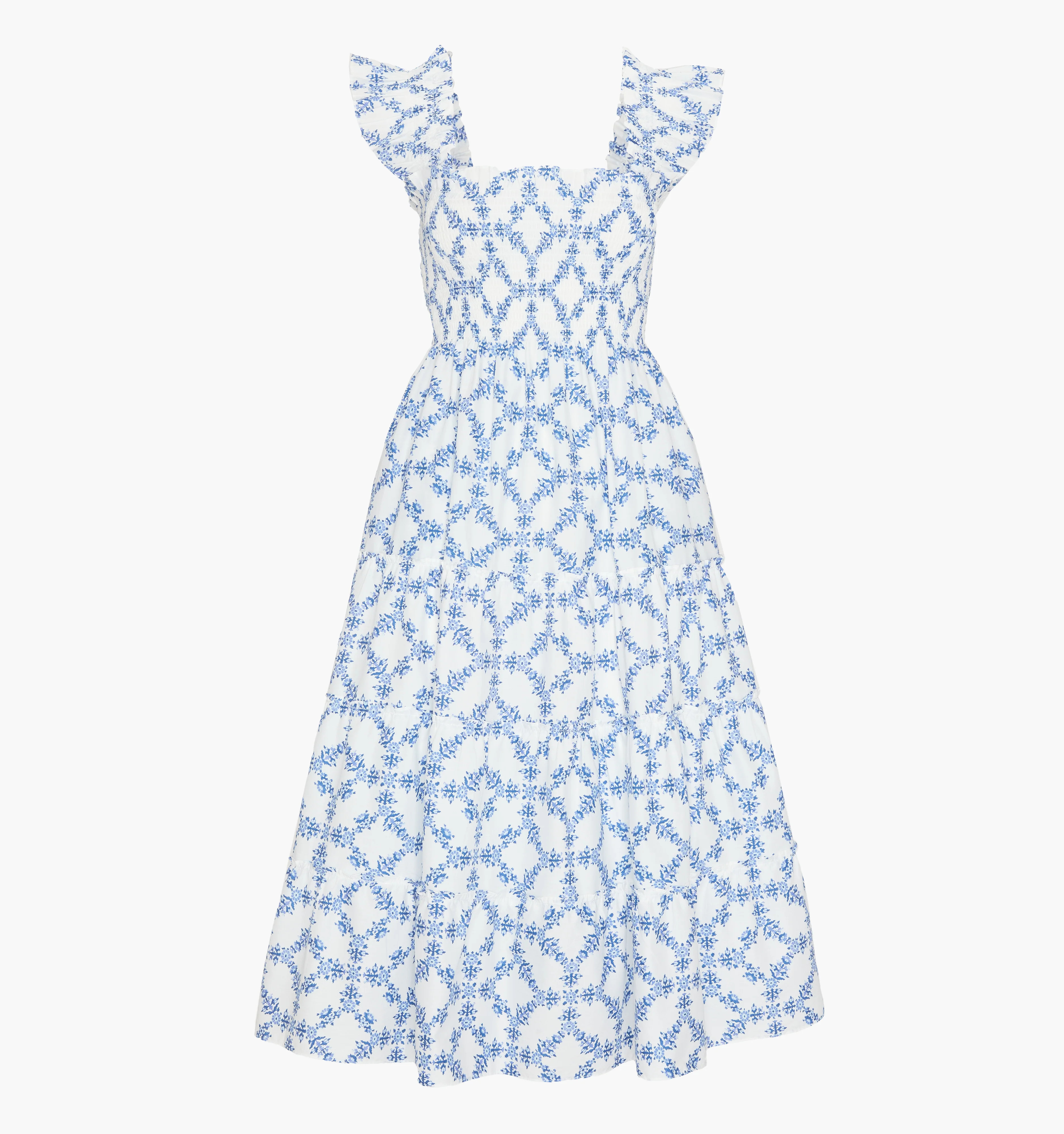 The Ellie Nap Dress | Blue Marigold Block / S | ® | Hill House Home | Hill House Home US