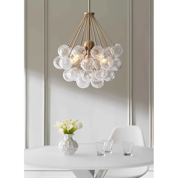 Logan 3 - Light Dimmable Sphere Chandelier | Wayfair North America