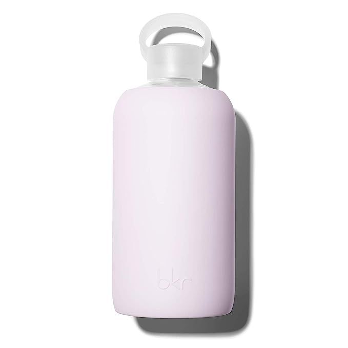 bkr Little Smooth Lala - 16oz/500mL - Glass Water Bottle - Opaque Lavender Fog - Dishwasher Safe ... | Amazon (US)