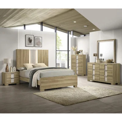 1pc Driftwood Six Drawer Dresser Wooden Bedroom Furniture | Wayfair North America